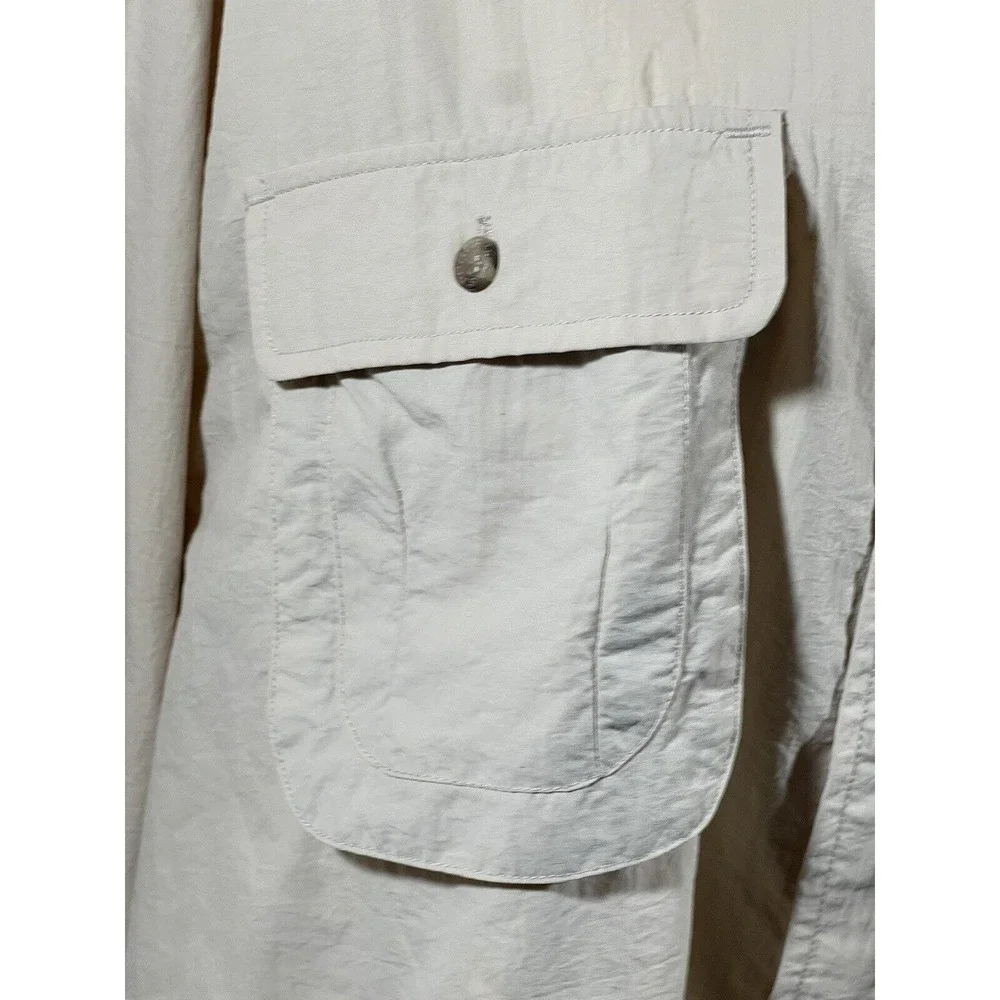 Sportif‎ Mens XXL Fishing Shirt Khaki Vented SPF Outdoor Utility